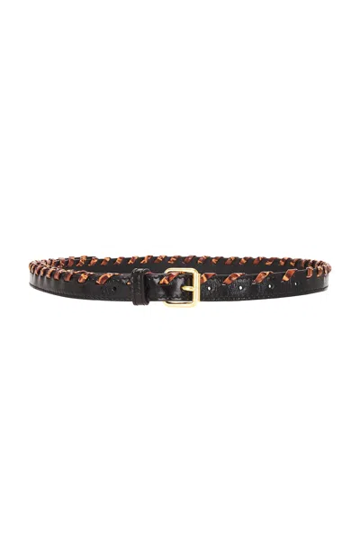 Dries Van Noten Leather Belt In Black