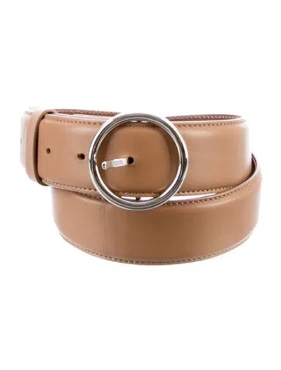 Pre-owned Dries Van Noten Leather Belt In Brown