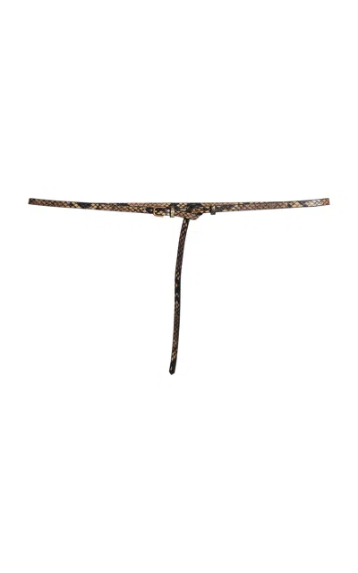 Dries Van Noten Leather Belt In Brown