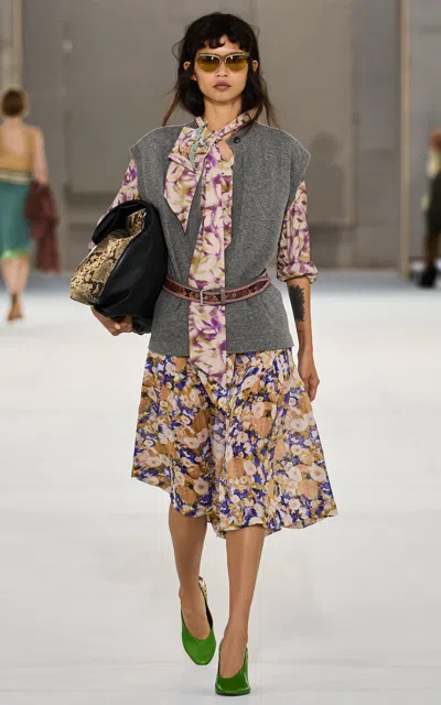Dries Van Noten Leather Belt In Multi