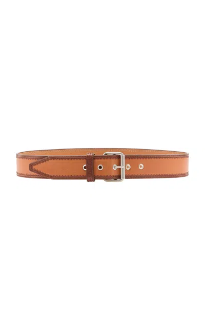 Dries Van Noten Leather Belt In Brown