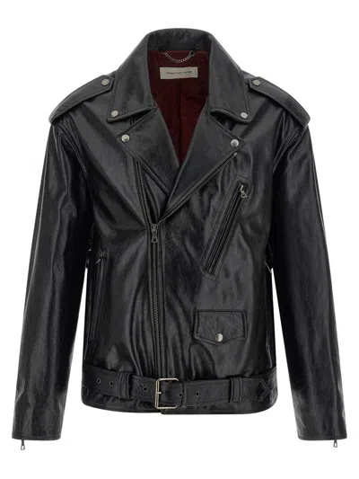 DRIES VAN NOTEN DRIES VAN NOTEN LEATHER BIKER JACKET