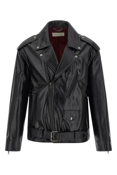 DRIES VAN NOTEN LEATHER BIKER JACKET