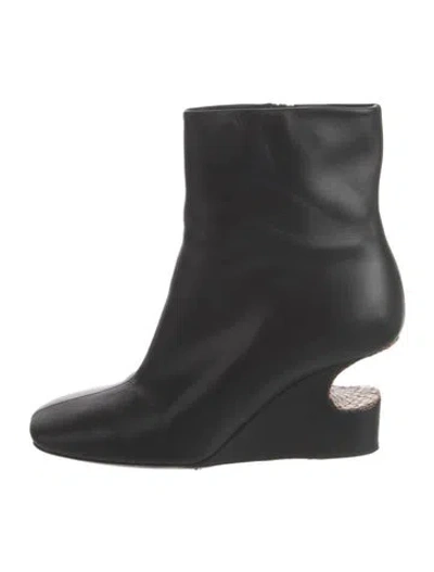 Pre-owned Dries Van Noten Leather Boots In Black