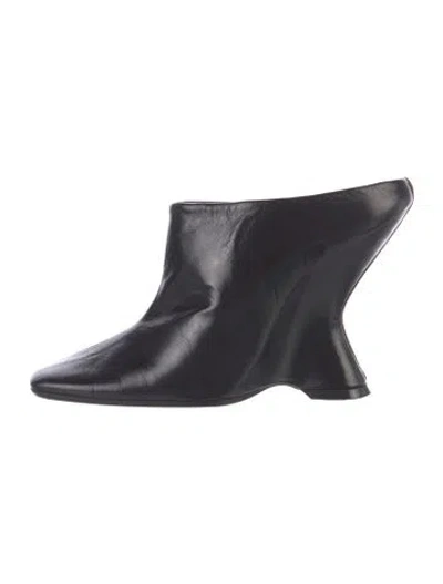 Pre-owned Dries Van Noten Leather Boots In Black
