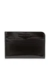 Dries Van Noten Leather Card Holder In Black