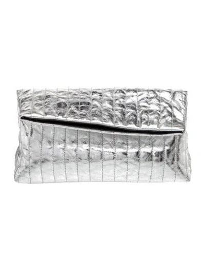 Pre-owned Dries Van Noten Leather Clutch