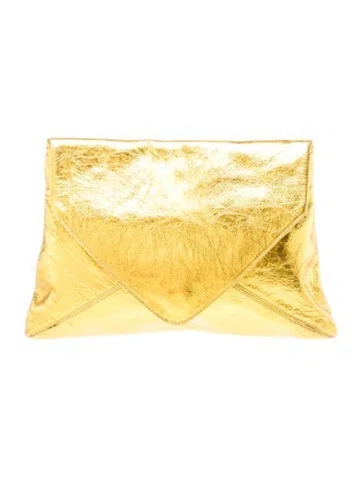 Pre-owned Dries Van Noten Leather Clutch