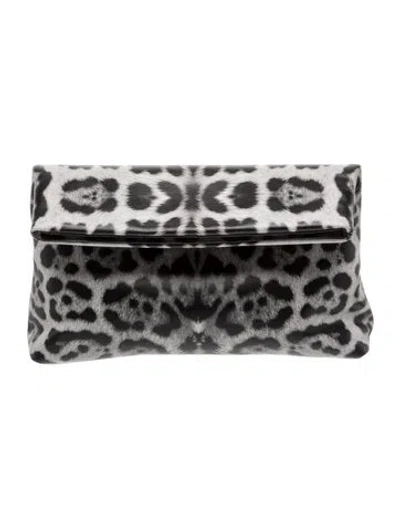 Pre-owned Dries Van Noten Leather Clutch In Black