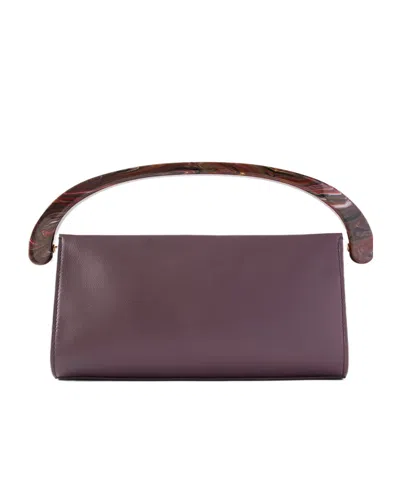 Dries Van Noten Leather Clutch In Red