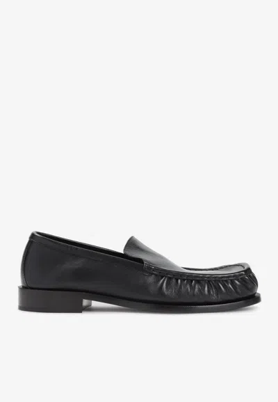 DRIES VAN NOTEN LEATHER LOAFERS