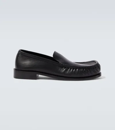 DRIES VAN NOTEN LEATHER LOAFERS