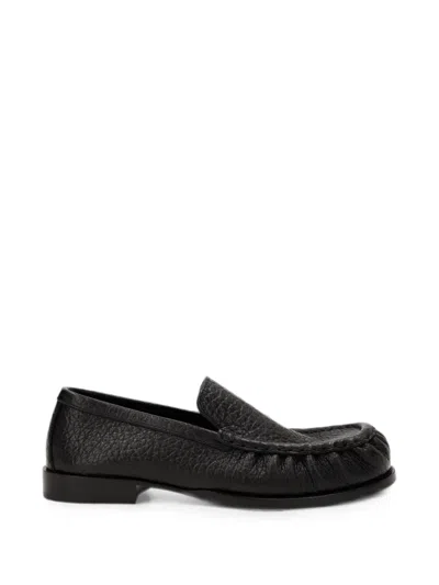 Dries Van Noten Leather Loafers In Black