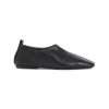 Dries Van Noten Soft Black Leather Loafers With Squared Toe In Black
