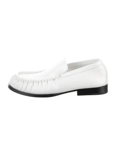 Pre-owned Dries Van Noten Leather Loafers W/ Tags In White