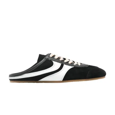 Pre-owned Dries Van Noten Leather Mule 'black White' | Men's Size 45
