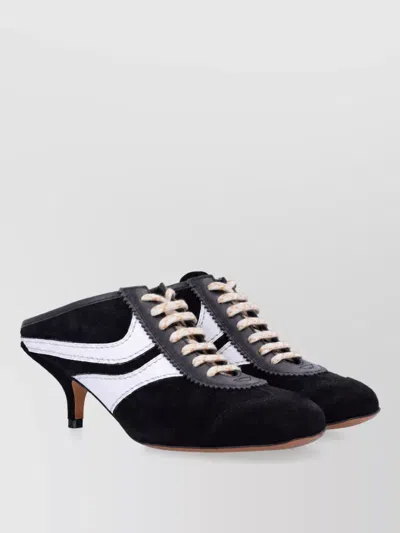 Dries Van Noten Leather Mules In Black