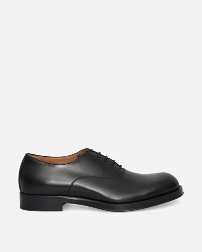 Dries Van Noten Leather Oxford Shoes In Black