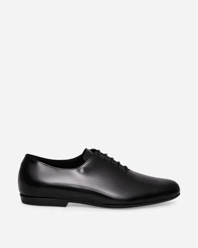 Dries Van Noten Leather Oxford Shoes In Black