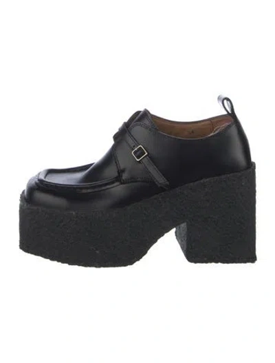 Pre-owned Dries Van Noten Leather Oxfords In Blue