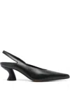 Dries Van Noten Pointed High-heeled Sandals In Black  