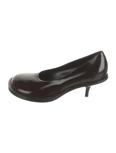 Pre-owned Dries Van Noten Leather Pumps In Black