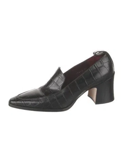 Pre-owned Dries Van Noten Leather Pumps In Black