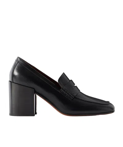 Dries Van Noten Leather Pumps In Black