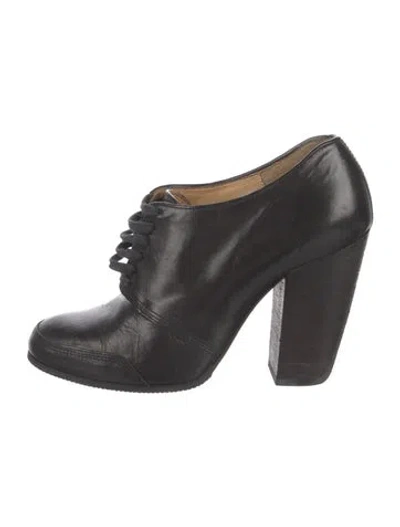 Pre-owned Dries Van Noten Leather Pumps In Black