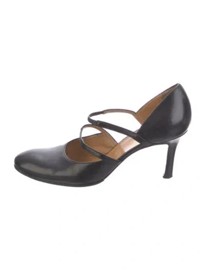 Pre-owned Dries Van Noten Leather Pumps In Black
