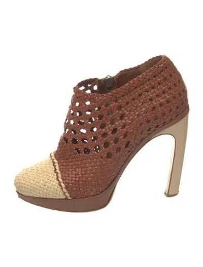 Pre-owned Dries Van Noten Leather Pumps In Brown