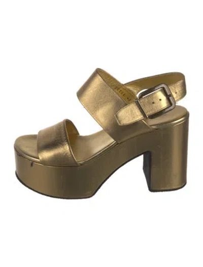 Pre-owned Dries Van Noten Leather Sandals