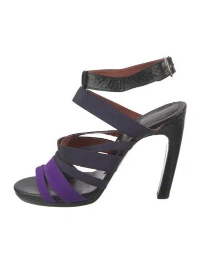Pre-owned Dries Van Noten Leather Sandals In Multi