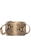 Dries Van Noten Leather Shoulder Bag In Neutrals