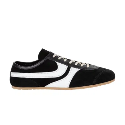 Pre-owned Dries Van Noten Leather Sneaker 'black White' | Men's Size 42