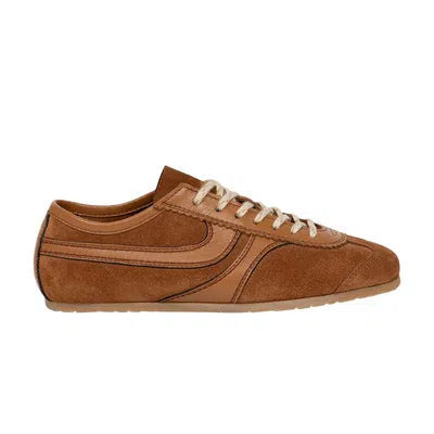 Pre-owned Dries Van Noten Leather Sneaker 'tan' | Men's Size 42 In Brown