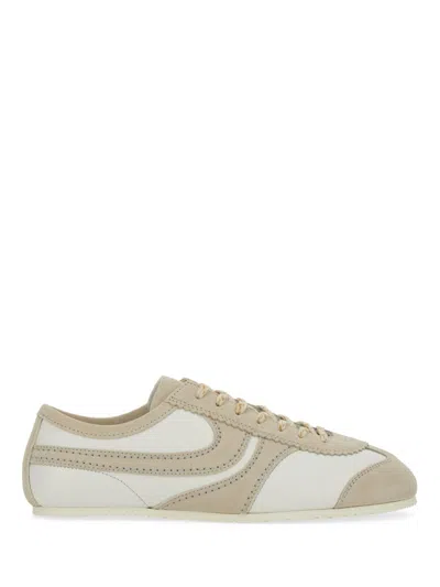 Dries Van Noten Leather Sneaker In Multi