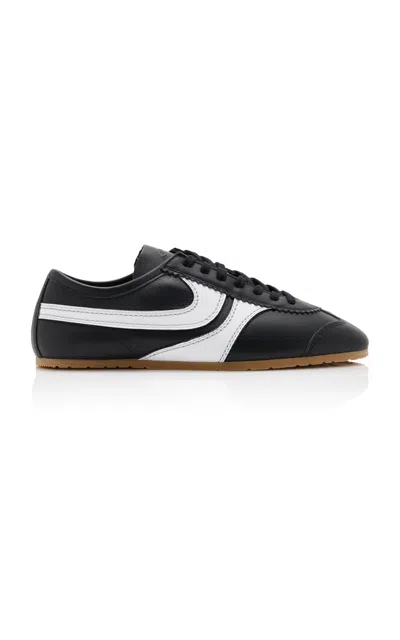 DRIES VAN NOTEN LEATHER SNEAKERS