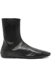 Dries Van Noten Women Leather Ankle Boots In Black