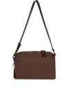Dries Van Noten Leather-strap Shoulder Bag In Brown