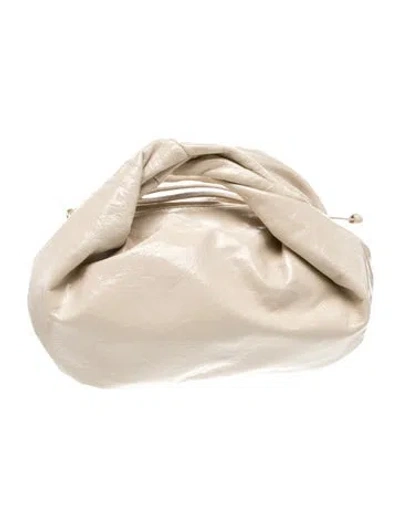 Pre-owned Dries Van Noten Leather Top Handle Bag In Neutral