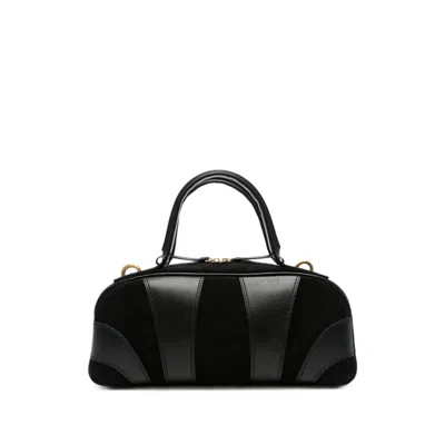 Dries Van Noten Leather Tote Bag In Black