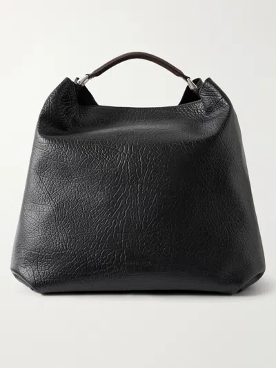 Dries Van Noten Leather Tote Bag In Black