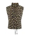 Dries Van Noten Leopard Printed Sleeveless Top In Black