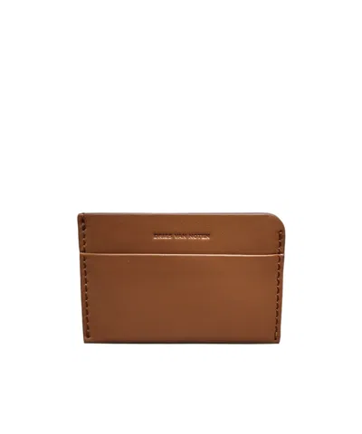 Dries Van Noten Letter Detail Clip In Brown
