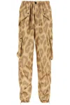 Dries Van Noten Lia  Cargo Pants By Pent In Beige