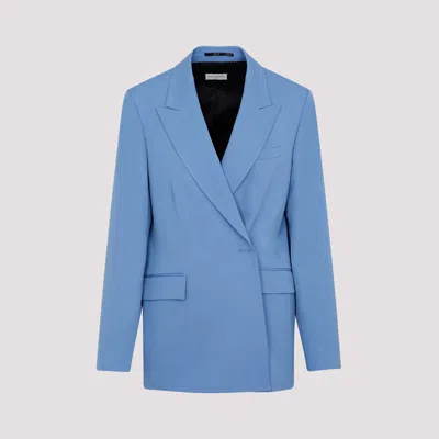DRIES VAN NOTEN LIGHT BLUE BENO JACKET