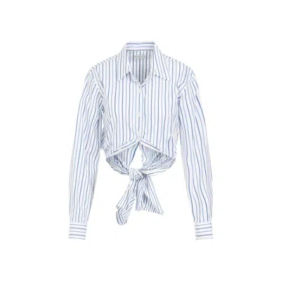 DRIES VAN NOTEN DRIES VAN NOTEN LIGHT BLUE COTTON CALBERO SHIRT