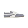 Dries Van Noten Low-profile Blue Sneakers With Contrasting Side Stripes In Blue