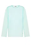 Dries Van Noten Light Blue Organza Camille Top